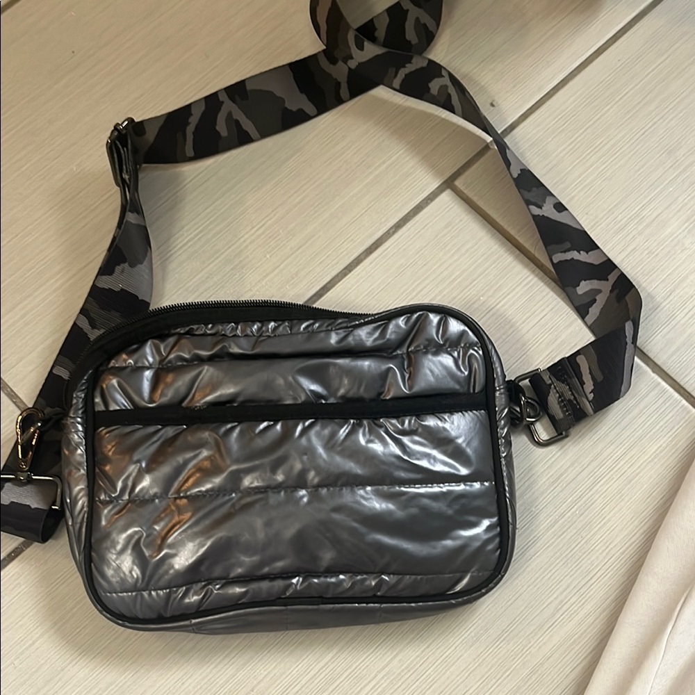 Haute Shore Stylish Silver crossbody  Bag